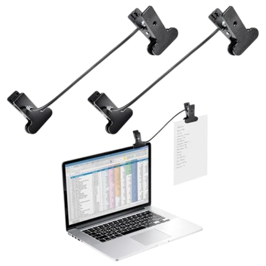 Document Holder Monitor - 2 Pcs Paper Holder for Typing