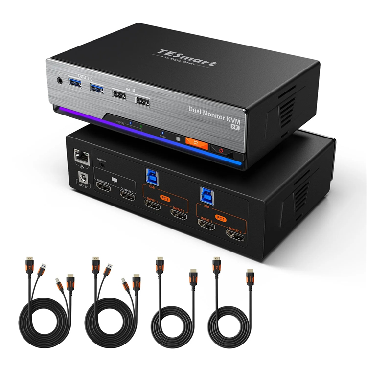 Hdmi Matrix Switch - TESmart for HDMI 2.1 Dual 4K144Hz