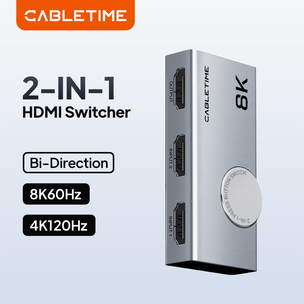 Hdmi Matrix Switch - CABLETIME HDMI Splitter 8K 60Hz 4K