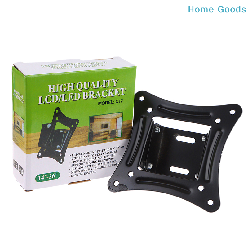 1Set 14-27Inch TV Mounts LCD L - đánh giá và giá Flat Panel Mount Tilt