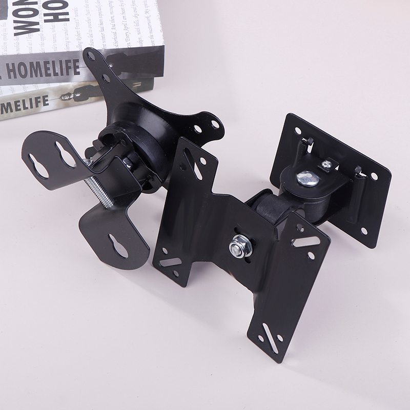 1 Set 14-24/27Inch TV Mounts L - đánh giá và giá Flat Panel Mount Tilt