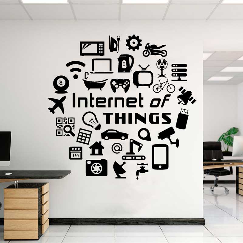 Tech vinyl wall decals Interne - đánh giá và giá Office Tech Company