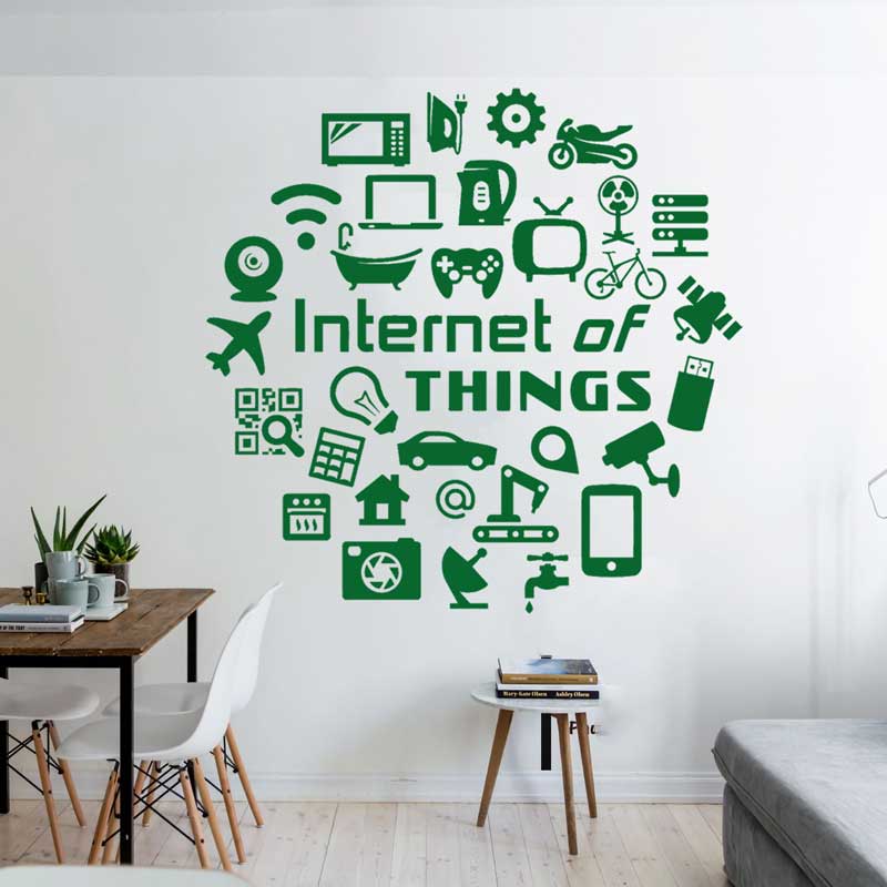 Tech vinyl wall decals Interne - đánh giá và giá Office Tech Company