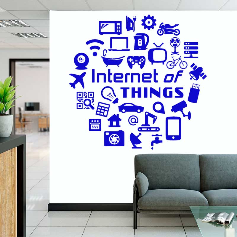 Tech vinyl wall decals Interne - đánh giá và giá Office Tech Company