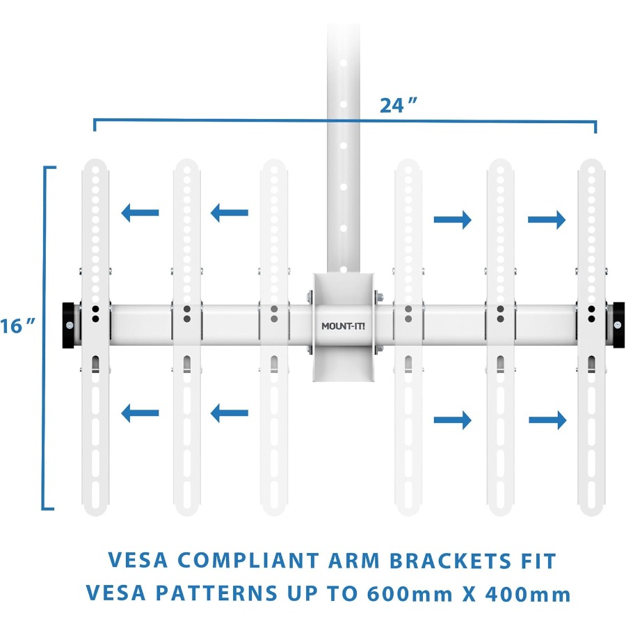 Ceiling TV Mount Bracket for 4 - đánh giá và giá Flat Panel Mount Tilt