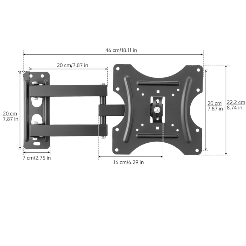 TV Wall Mount Bracket Flat Pan - đánh giá và giá Flat Panel Mount Tilt