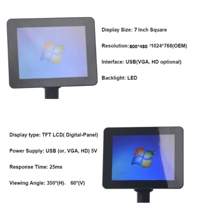 #Supermarket use 8 inch USB po - đánh giá và giá Pole Display Customer