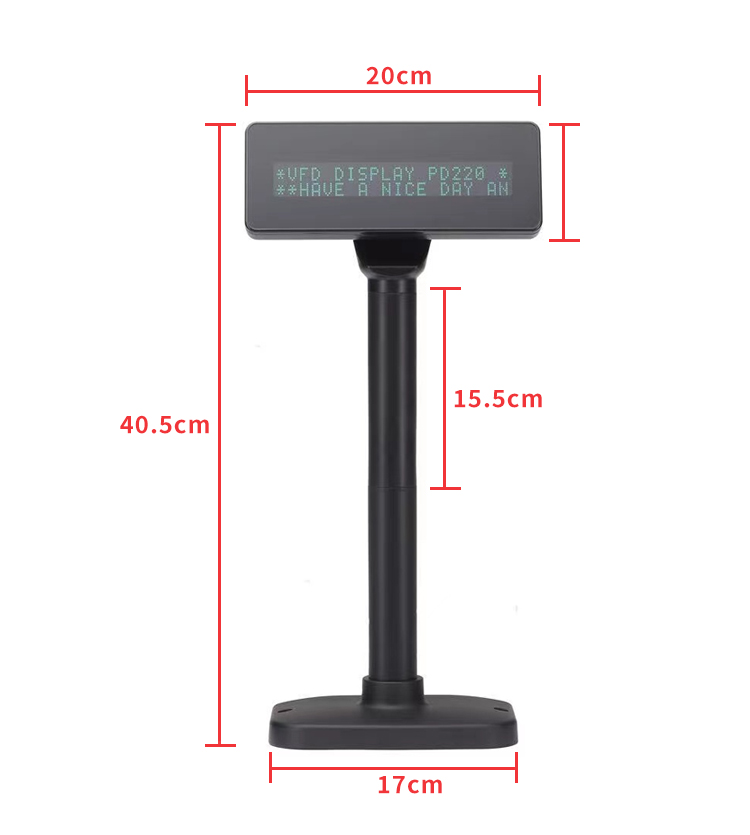 #for Cheap VFD 2 lines custome - đánh giá và giá Pole Display Customer